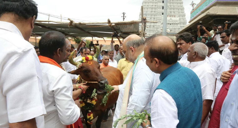 அண்ணாமலையார் கோவிலில் உள்துறை அமைச்சர் அமித்ஷா சாமி தரிசனம்!